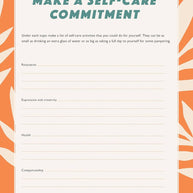 Self-Care Journal - Make Time For Yourself!