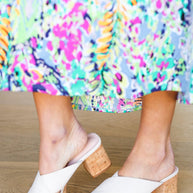 Bone Chandra Faux Leather Cork Platform Sandals