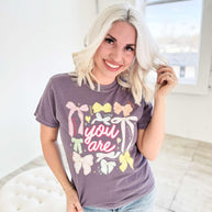 You Are Colorful Bows Graphic Tee