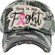 THIS IS MY FIGHT HAT Washed Vintage Baseball cap