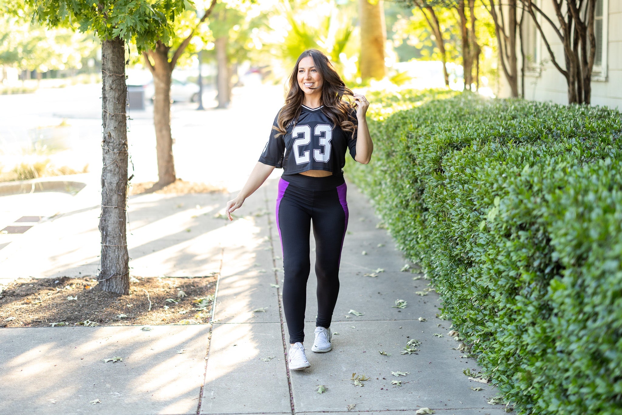 PreOrder | The Presley - Purple Panel Full Length Leggings ROUND 2