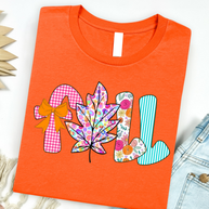Colorful Fall Leaf Graphic Tee
