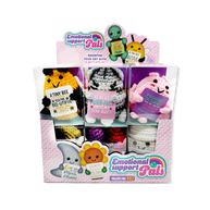 Emotional Support Crochet Plush Pals Variety - 12/Display