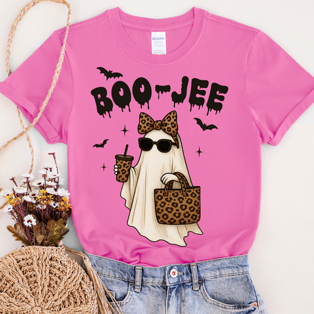Leopard BooJee Ghost Graphic Tee