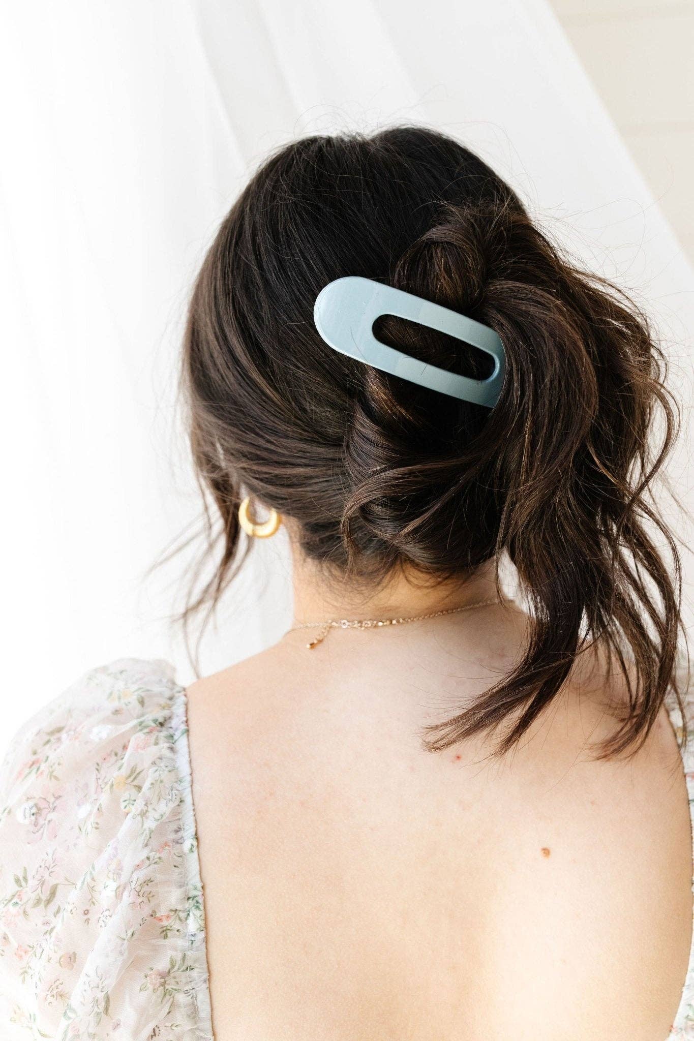 Glossy Flat Claw Clip