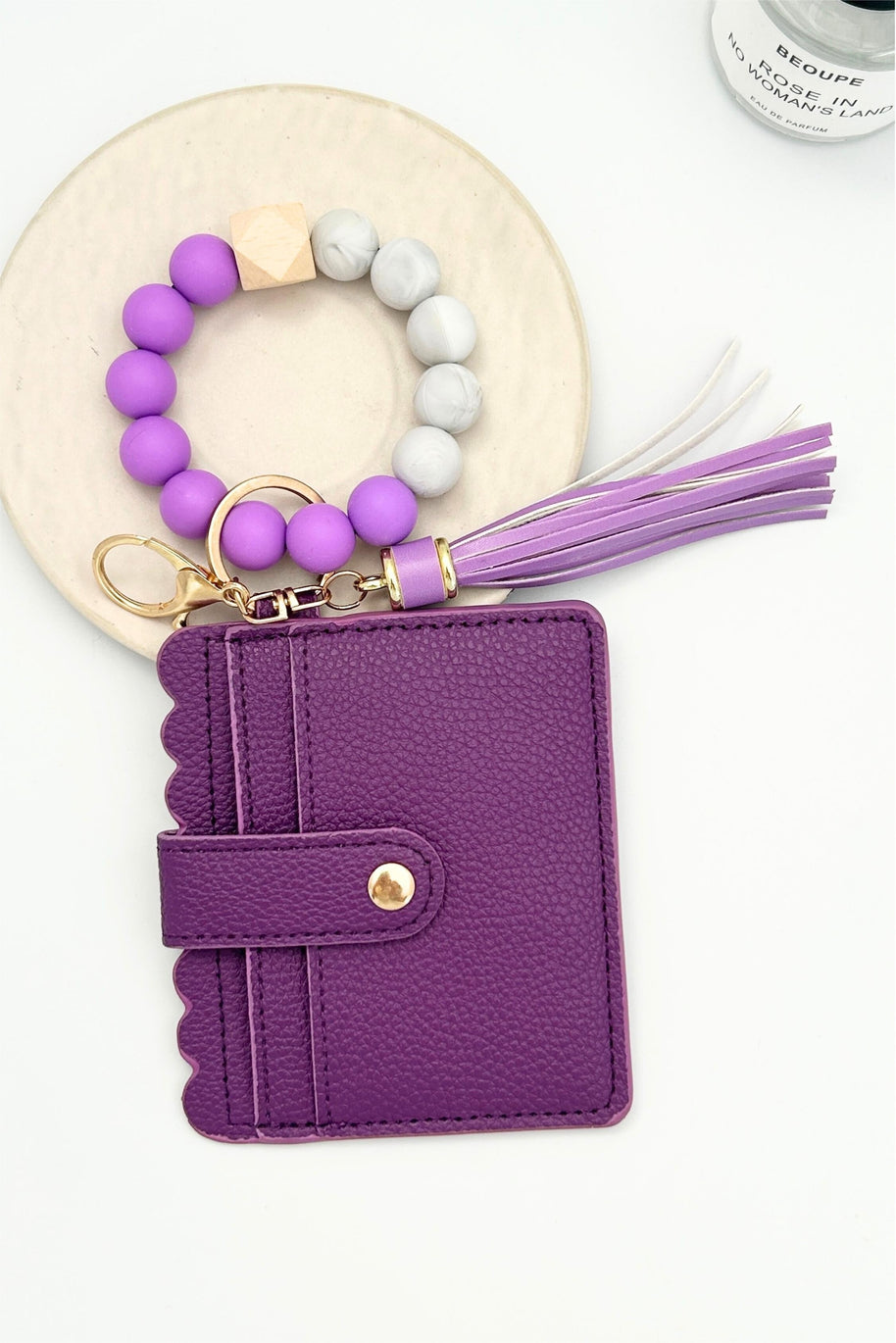 Lilac Luxe Keychain Wallet