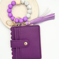 Lilac Luxe Keychain Wallet