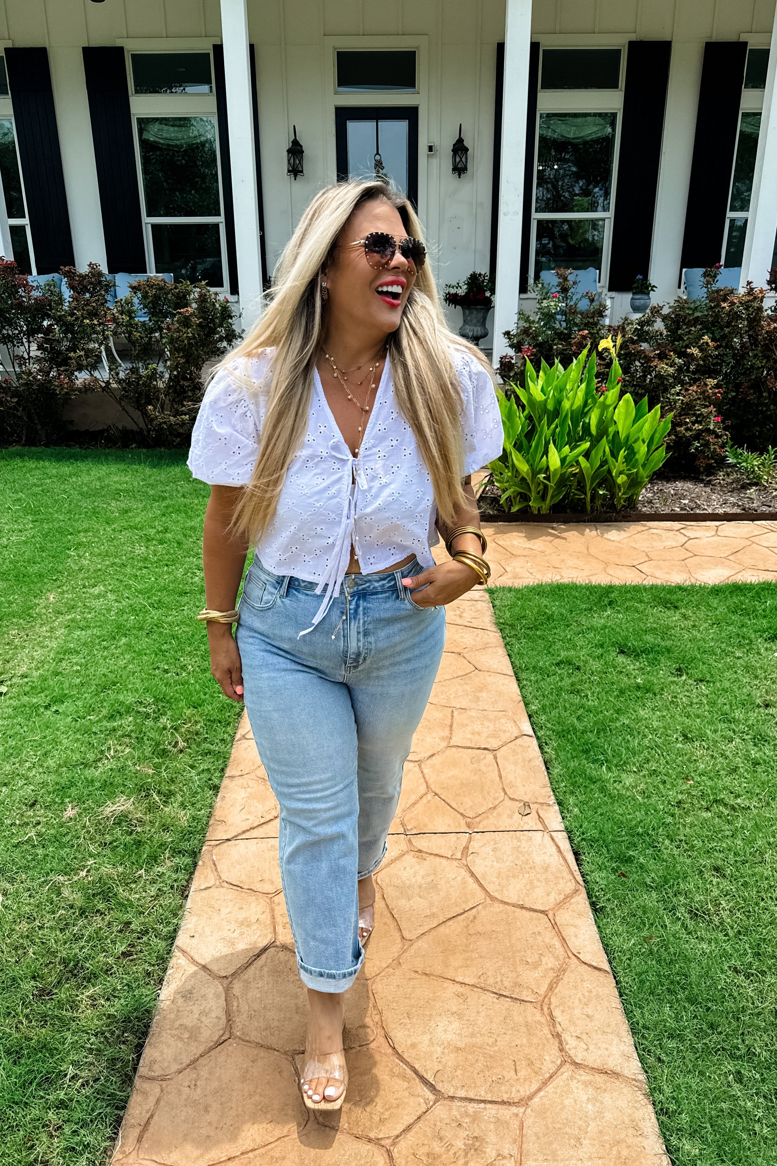 PREORDER: Alexie Straight Leg Cropped Jeans