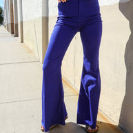 All You Need Sapphire High Waist Flare Leg Denim Jeans