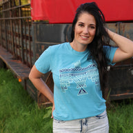 Blue Aztec Thunderbird Graphic Tee