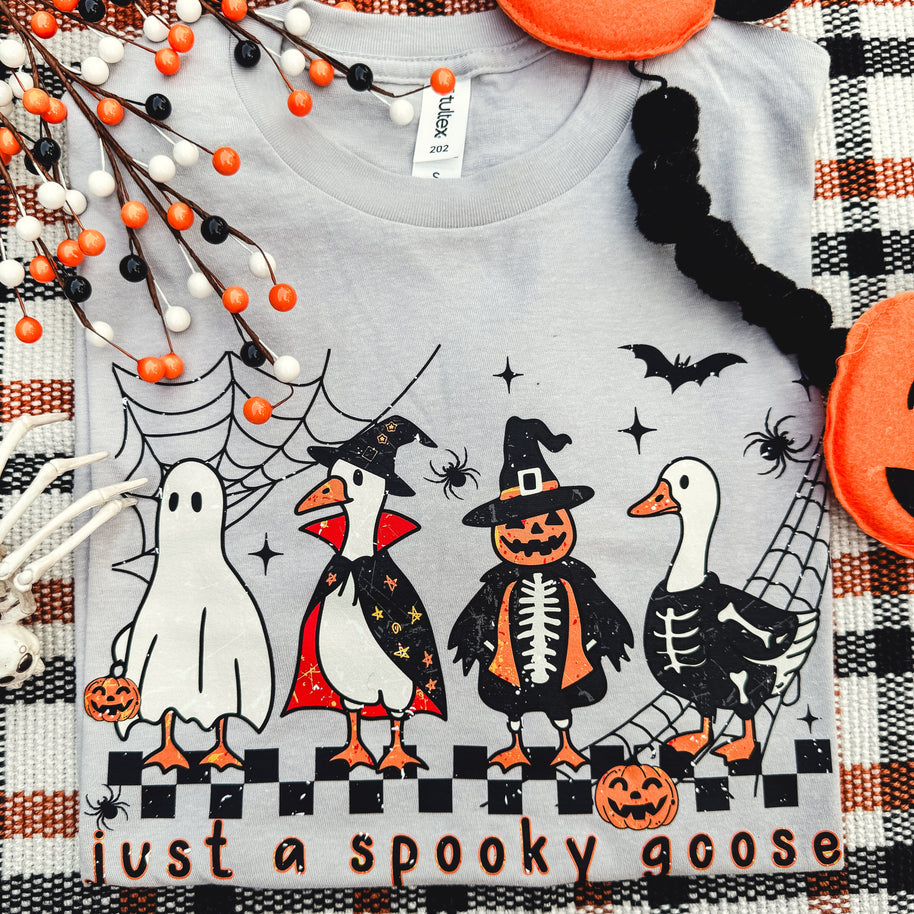 Just A Spooky Goose Soft Graphic Tee