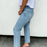 PREORDER: Alexie Straight Leg Cropped Jeans