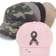 Camo Ribbon Washed Vintage Baseball Cap
