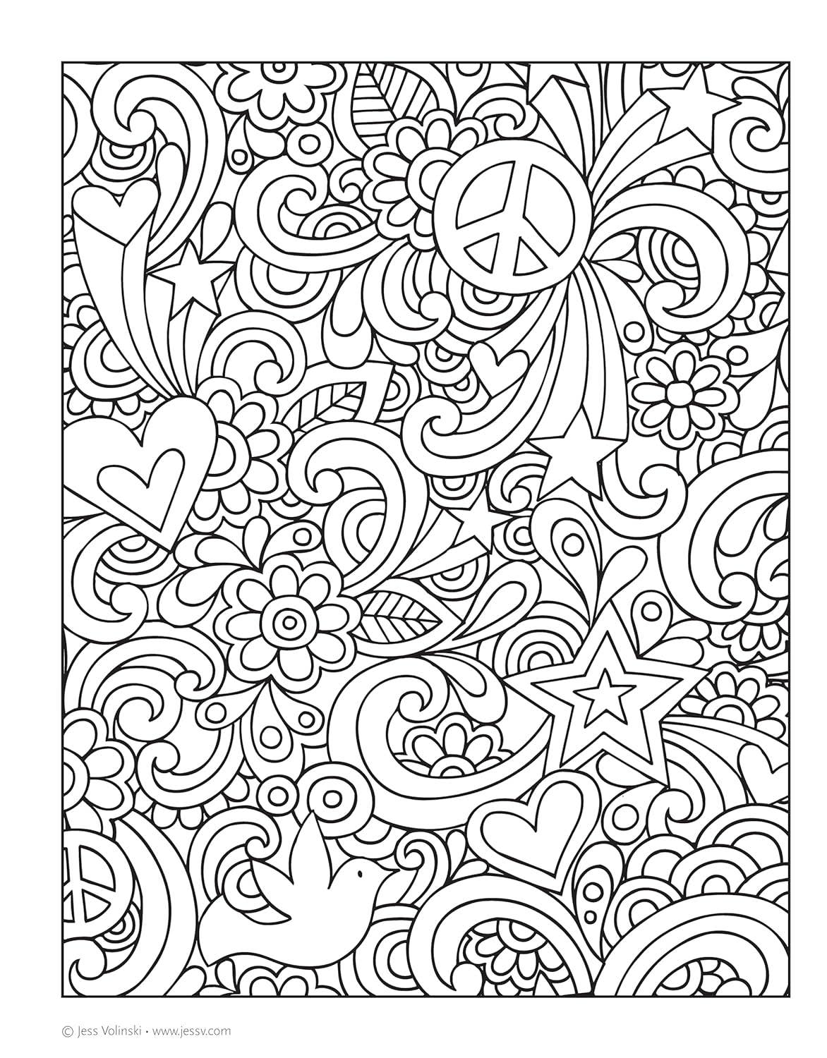 Notebook Doodles Color Swirl