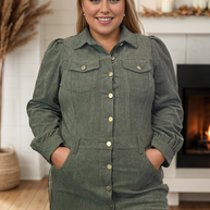 Cutie in Corduroy - Dress Jacket