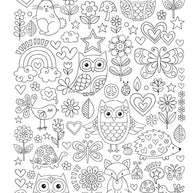 Color Animals Coloring Book - Take Along Adult Coloring