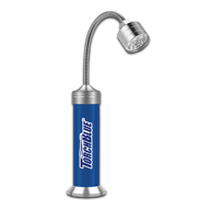 Torch Blue Magnetic Grill Silver LED Flashlight - 6/Display