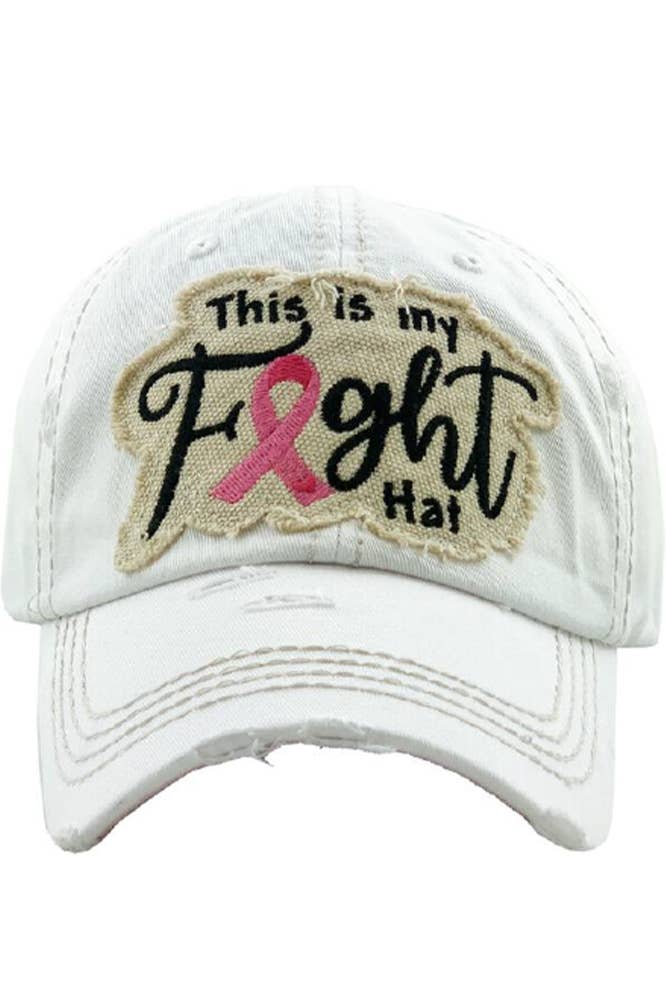 THIS IS MY FIGHT HAT Washed Vintage Baseball cap