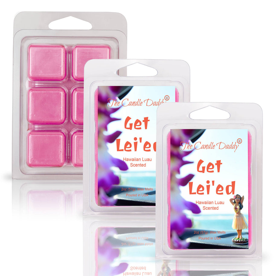 GET LEI'ED - HAWAIIAN LUAU SCENTED WAX MELT - 1 PACK - 2OZ