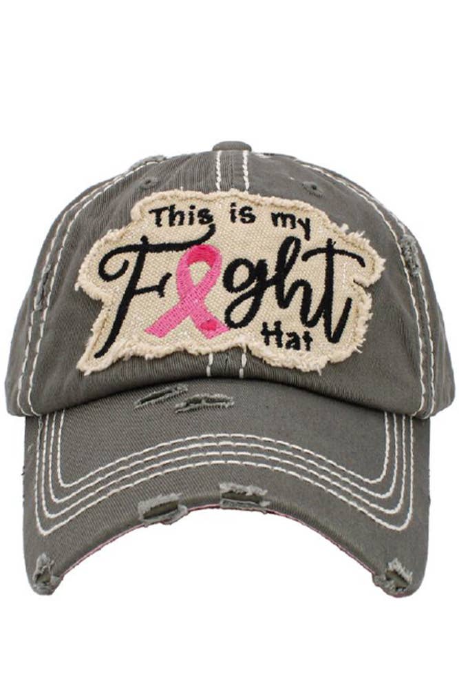 THIS IS MY FIGHT HAT Washed Vintage Baseball cap