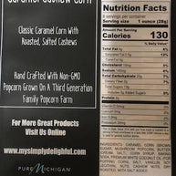 Caramel Cashew Corn 8 oz