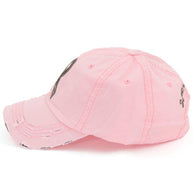 Camo Ribbon Washed Vintage Baseball Cap