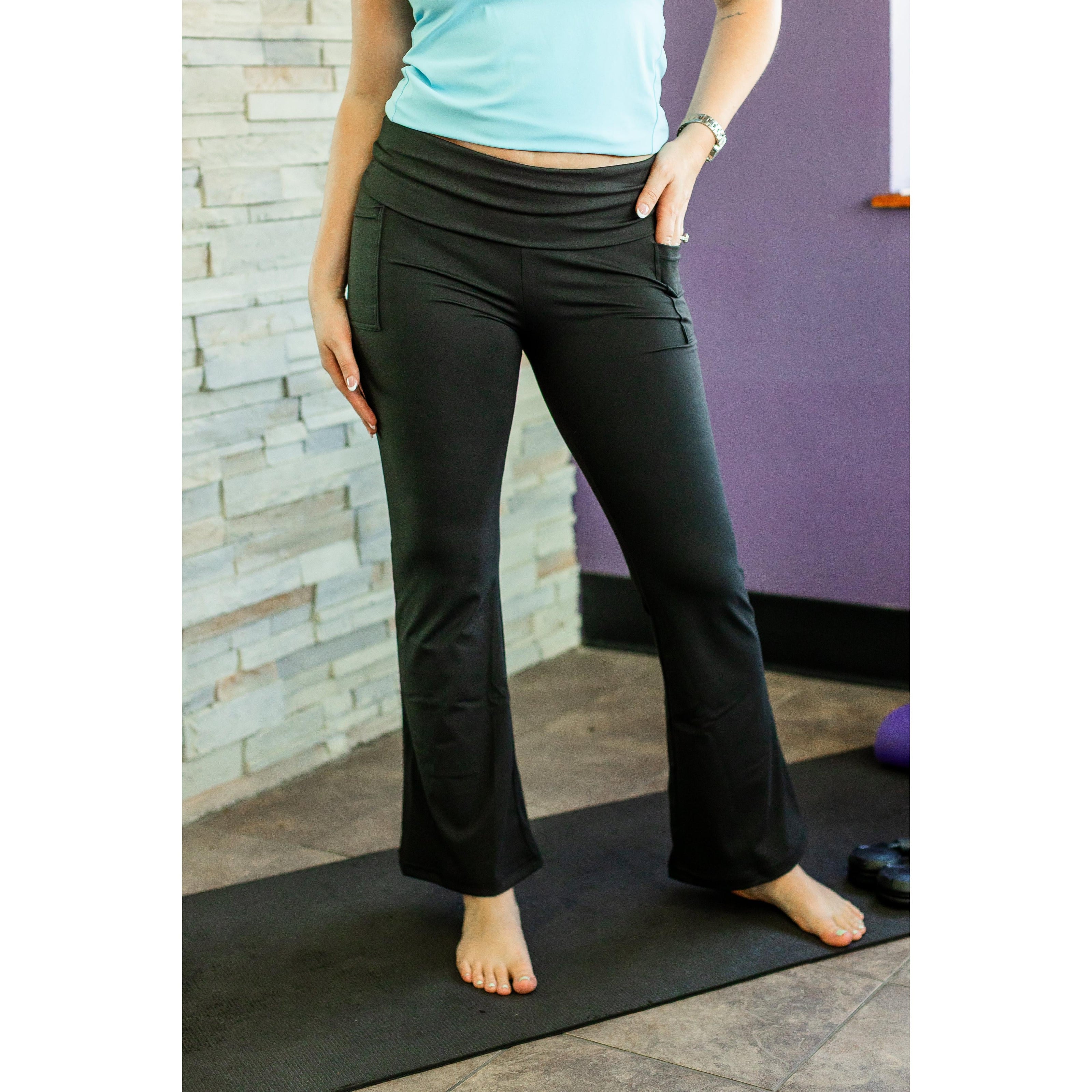 Ready to Ship | The Deluxe Paige Fold-over, Sculpting Leggings - Luxe Leggings by Julia Rose®