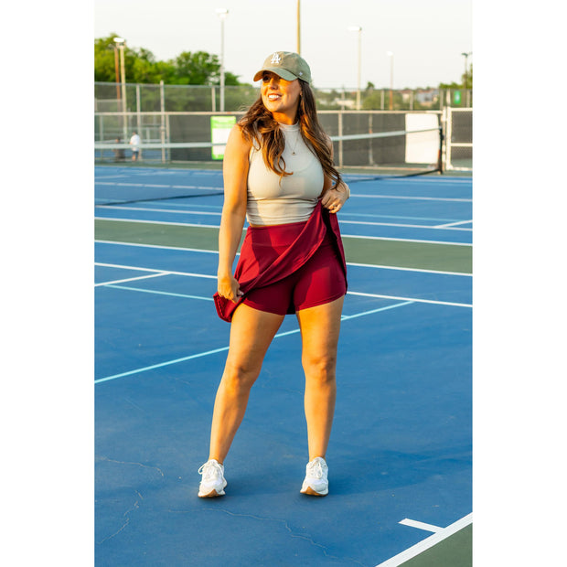 Ready to Ship | The RaeLynn RED Skort
