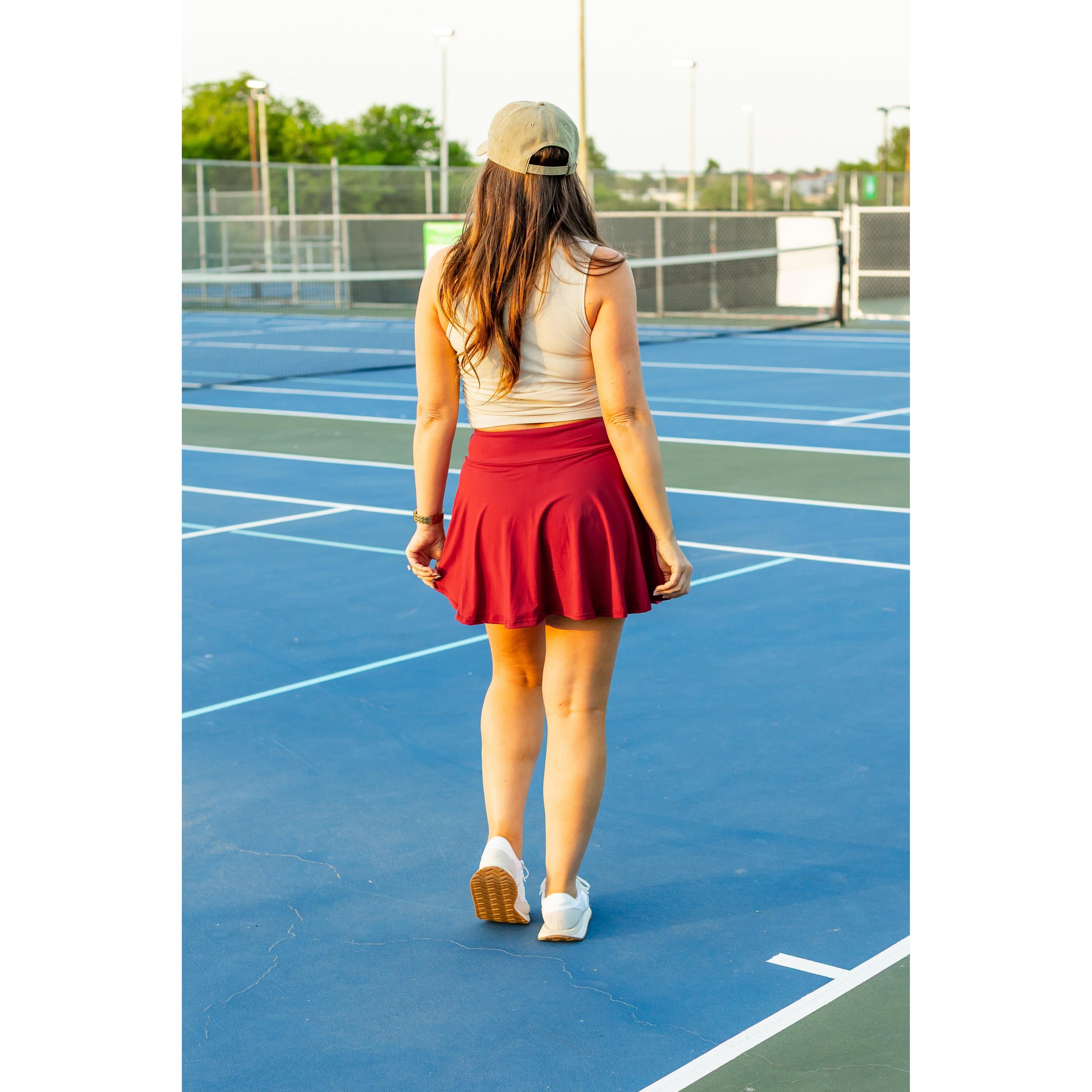 Ready to Ship | The RaeLynn RED Skort