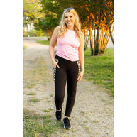 PreOrder | The Gianna Leopard Panel Scultpting Leggings