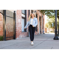 Ready to Ship  | The Alana - 7/8 Ankle Length BLACK Leggings with Pockets