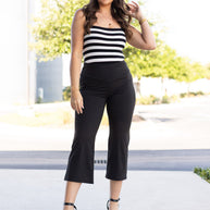 Ready to Ship |  The Faith - Tummy Control High Waisted Guacho Pants
