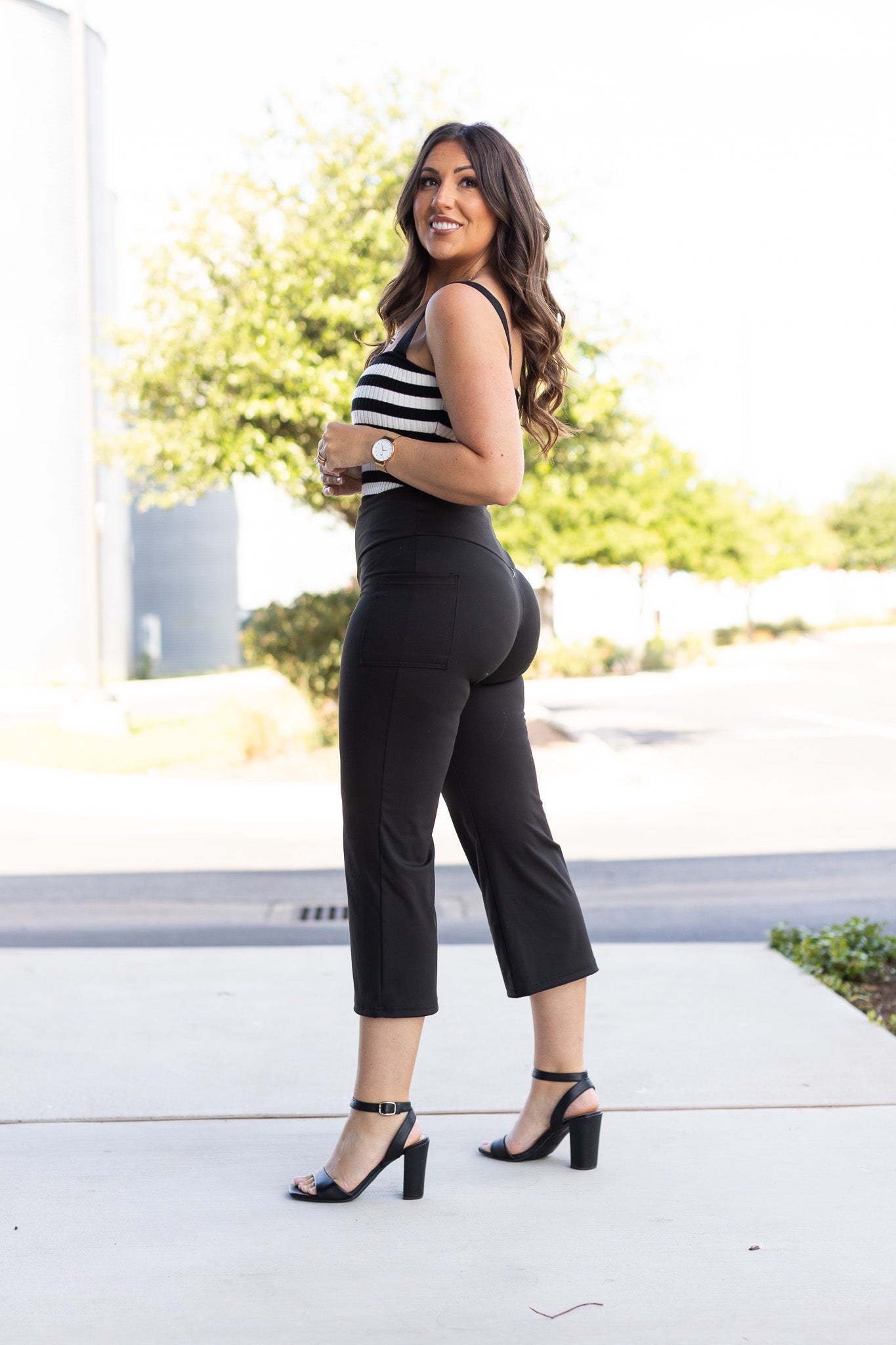 Ready to Ship |  The Faith - Tummy Control High Waisted Guacho Pants