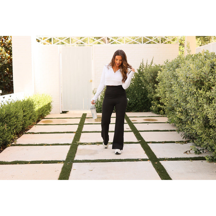 Ready to Ship | The Deluxe Paige Fold-over, Sculpting Leggings - Luxe Leggings by Julia Rose®