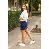 Ready to Ship | The Naomi NAVY Jogger Skirt
