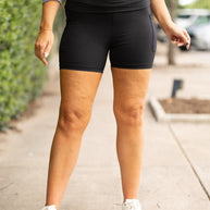 Ready to Ship | The Taylor Fold-Over Biker Shorts