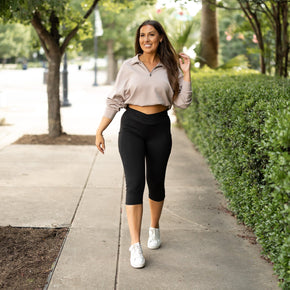 Ready to Ship | The Lillian - Sculpting Crossover Capri