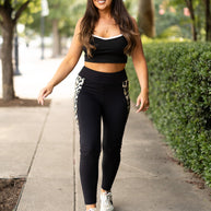 Ready to Ship | The Gianna - Leopard Panel Leggings