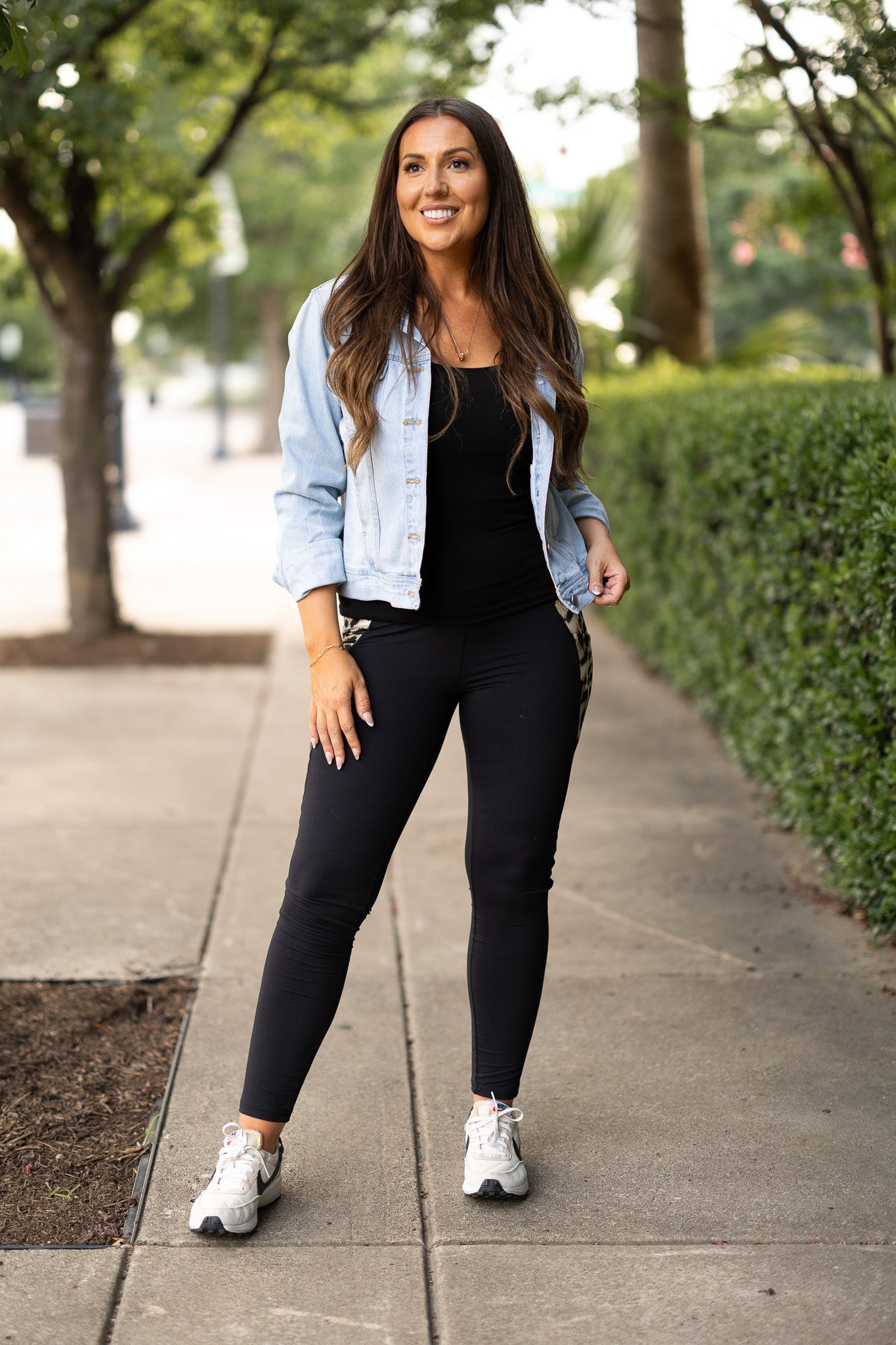 Ready to Ship | The Gianna - Leopard Panel Leggings