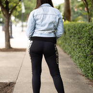 Ready to Ship | The Gianna - Leopard Panel Leggings