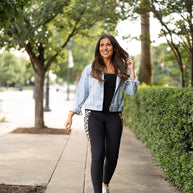 Ready to Ship | The Gianna - Leopard Panel Leggings