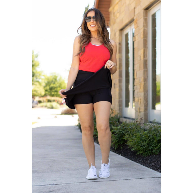 Ready to Ship | The Brielle Black Skort