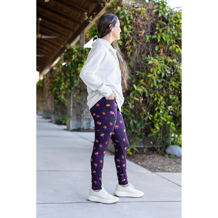 Ready to Ship  | The Elly - Pumpkin Blaze Leggings *