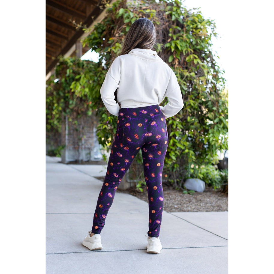 Ready to Ship  | The Elly - Pumpkin Blaze Leggings *