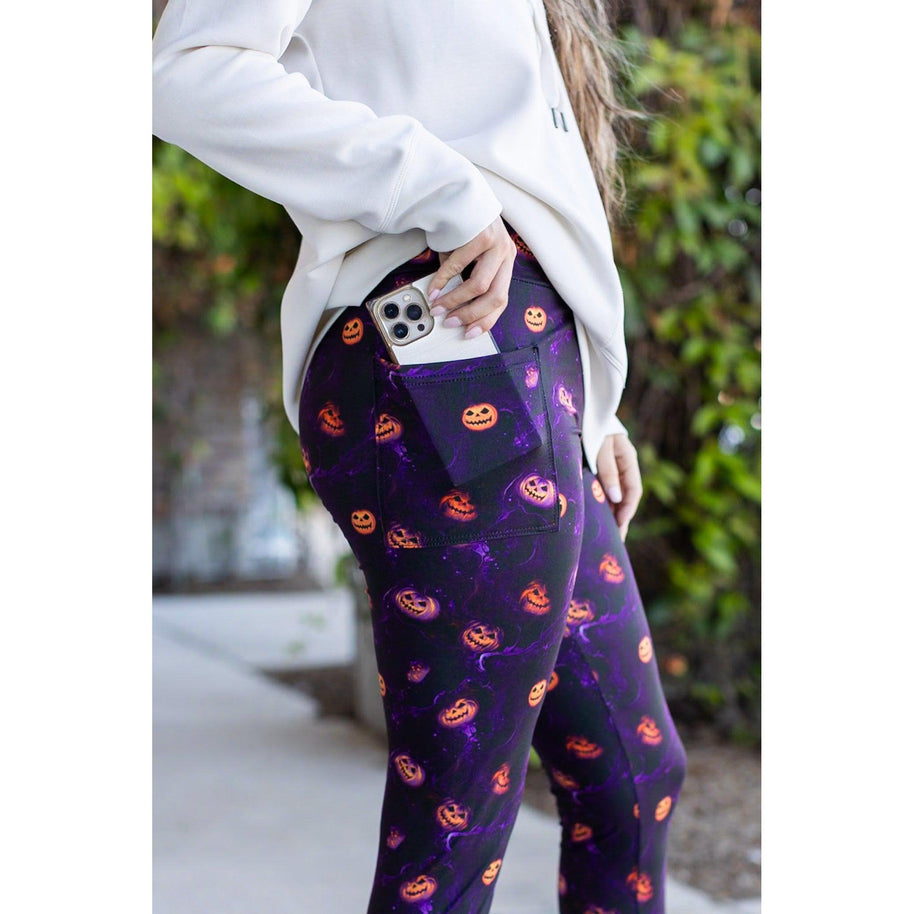 Ready to Ship  | The Elly - Pumpkin Blaze Leggings *