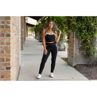 PreOrder | The Carolina - Cow Print Panel Leggings