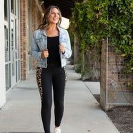 PreOrder | The Lexi - Leopard 2.0 Panel Leggings