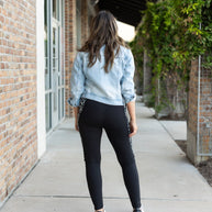 PreOrder | The Sabrina - Snow Leopard Panel Leggings