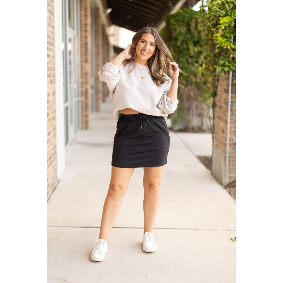 PreOrder | The Janet Fleece Jogger Skirt