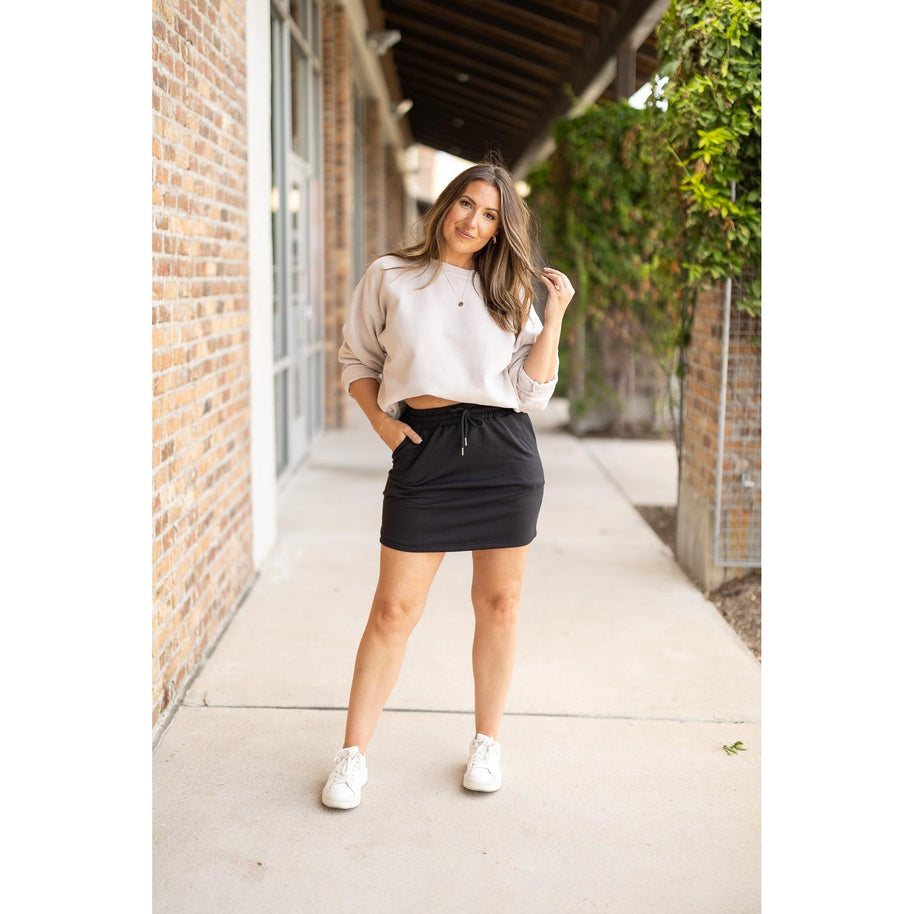 PreOrder | The Janet Fleece Jogger Skirt